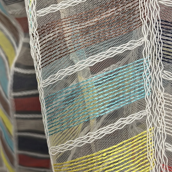 Just B, Sheer Chevron Coat - Picture 4 of 7